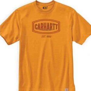 CARHEARTT 2XL TALL Men's Loose Fit Heavyweight Short-Sleeve Logo Graphic T